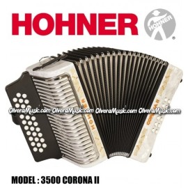 Hohner Mod.Corona II 3500-WHT acordeón...