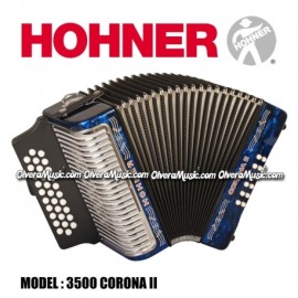 Hohner Mod.Corona II 3500-BLE acordeón...